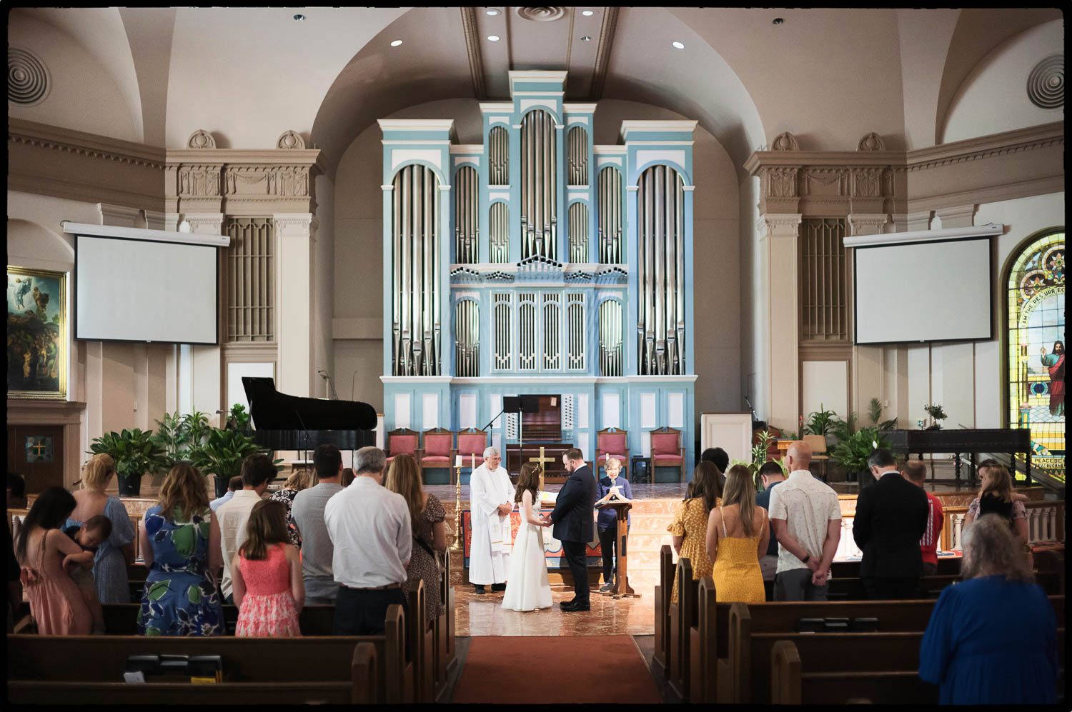 10 Elopement Wedding Ceremony Travis Park Church Philip Thomas wedding photographer L1007960 Edit 2