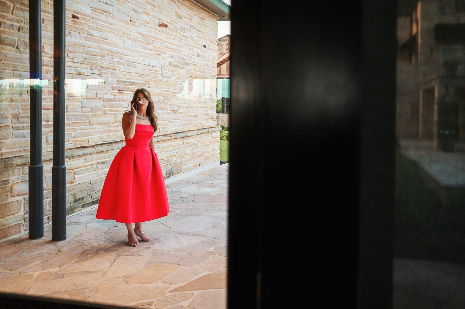 The Girl In Red - Captured at the Red Berry Estate Wedding Reception in San Antonio Texas Philip Thomas Photography629 L1010087 Edit